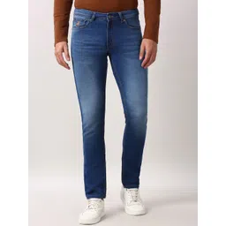 Peter England Casuals Men Slim Fit Mid-Rise Heavy Fade Jeans-picture-19