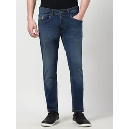 Peter England Casuals Men Slim Fit Mid-Rise Light Fade Jeans-picture-32