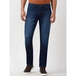 Peter England Casuals Men Slim Fit Mid-Rise Light Fade Jeans-picture-23
