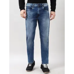 Peter England Casuals Men Slim Fit Mid-Rise Light Fade Jeans-picture-27