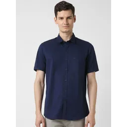 Peter England Casuals Men Slim Fit Opaque Casual Shirt-picture-20