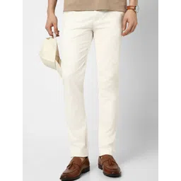 Peter England Casuals Men Slim Fit Trousers-picture-23