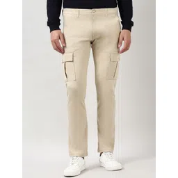 Peter England Casuals Men Solid Mid-Rise Casual Trousers-picture-33