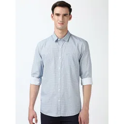 Peter England Casuals Men Spread Collar Floral Printed Cotton Slim Fit Casual Shirt-picture-38