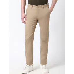 Peter England Casuals Men Super Slim Fit Formal Trousers-picture-32