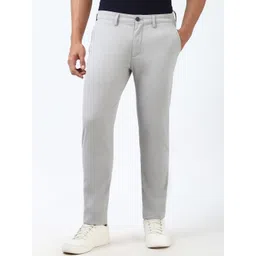 Peter England Casuals Men Super Slim Fit Trousers-picture-24