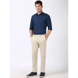 Peter England Casuals Men Super Slim Fit Trousers image 4