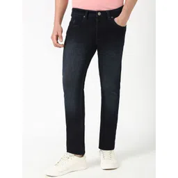 Peter England Casuals Men Tapered Fit Light Fade Mid-Rise Jeans-picture-31