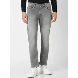 Peter England Casuals Men Tapered Fit Mid-Rise Heavy Fade Clean Look Stretchable Jeans-picture-20