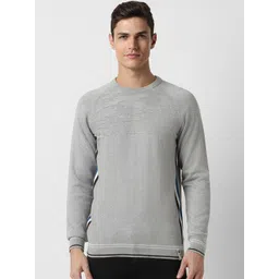Peter England Casuals Round Neck Pure Cotton Pullover-picture-11