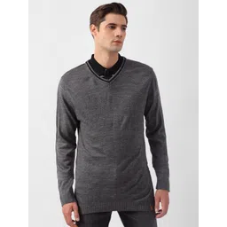 Peter England Casuals Self Design Acrylic Pullover-picture-30