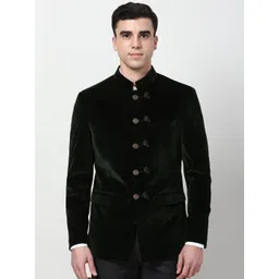 Peter England Elite Embroidered Slim-Fit Single Breasted Blazer-picture-36