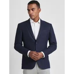 Peter England Elite Linen Slim Fit Blazers-picture-35