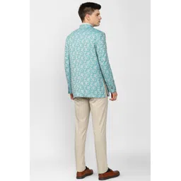 peter england elite Men Single Breasted Printed Suit-picture-12