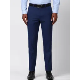 Peter England Elite Men Slim Fit Trousers-picture-14
