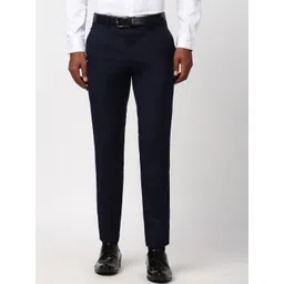 Peter England Elite Men Slim Fit Trousers-picture-17