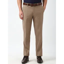 Peter England Elite Men Slim Fit Trousers-picture-15