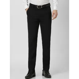 Peter England Elite Men Slim Fit Trousers-picture-11