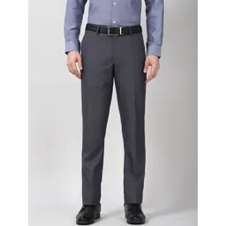 Peter England Elite Men Slim Fit Trousers-picture-14
