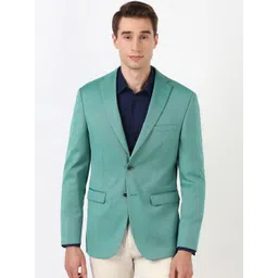 Peter England Elite Printed Slim-Fit Single-Breasted Blazer-picture-39