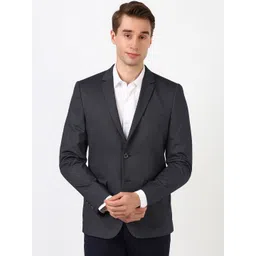 Peter England Elite Printed Slim-Fit Single-Breasted Blazer-picture-41