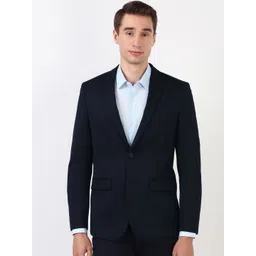 Peter England Elite Slim-Fit Single-Breasted Blazer-picture-18