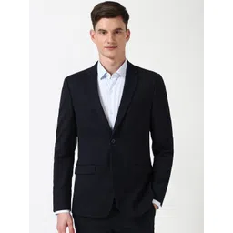 Peter England Elite Slim-Fit Single Breasted Blazer-picture-20