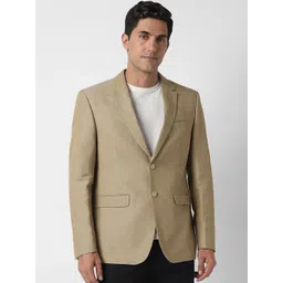 Peter England Elite Slim-Fit Single Breasted Blazer-picture-16