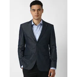 Peter England Elite Slim-Fit Single Breasted Blazer-picture-19