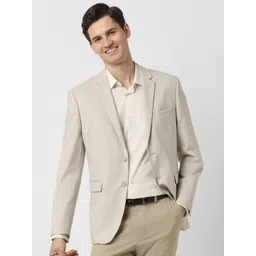 Peter England Elite Slim-Fit Single Breasted Blazer-picture-17