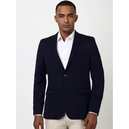 Peter England Elite Slim-Fit Single-Breasted Formal Blazer-picture-30