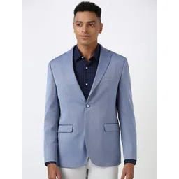 Peter England Elite Slim-Fit Single-Breasted Formal Blazer-picture-24
