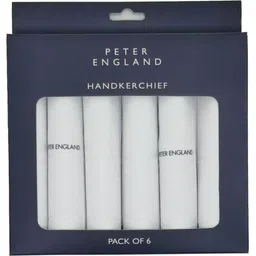 PETER ENGLAND Men's Cotton White ["White"] Handkerchief-picture-13