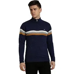 peter england Acrylic Men Crew Neck Sweater-picture-27