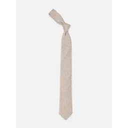 Peter England Beige Embroidered Tie-picture-10
