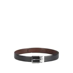 Peter England Black & Brown Leather Reversible Belt For Men-picture-43