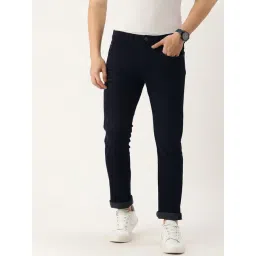 Peter England Black Cotton Regular Fit Jeans-image-32
