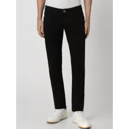 Peter England Black Cotton Skinny Fit Jeans-picture-23