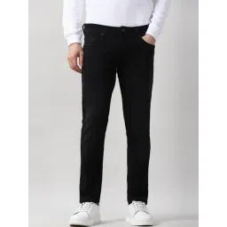 Peter England Black Cotton Skinny Fit Jeans-picture-16