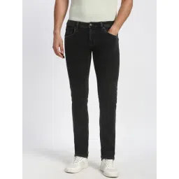 Peter England Black Cotton Skinny Fit Jeans-picture-40
