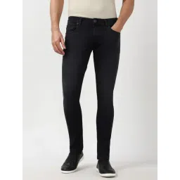 Peter England Black Cotton Skinny Fit Jeans-picture-39