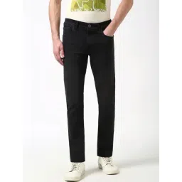 Peter England Black Cotton Slim Fit Jeans-image-16