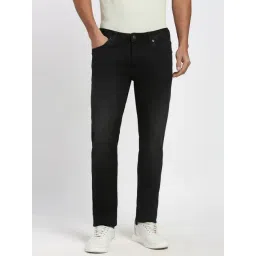 Peter England Black Cotton Slim Fit Jeans-picture-38