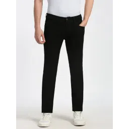 Peter England Black Cotton Slim Fit Jeans-picture-37