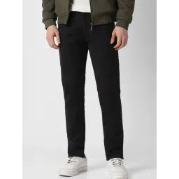 Peter England Black Cotton Slim Fit Jeans-image-18