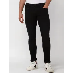 Peter England Black Skinny Fit Jeans-picture-42