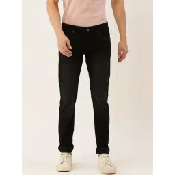 Peter England Black Skinny Fit Jeans-picture-26