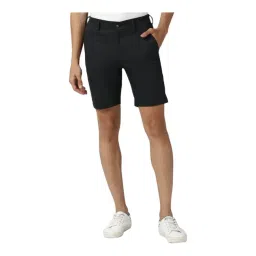 Peter England Black Slim Fit Shorts-picture-13