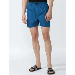 Peter England Blue Cotton Regular Fit Boxers-picture-16