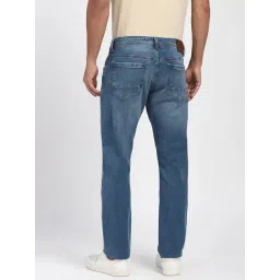 Peter England Blue Cotton Regular Fit Jeans image 2